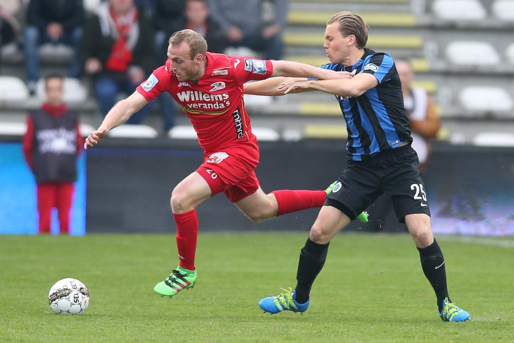 Club Brugge opent play-offs met zege ondanks vroege rode kaart