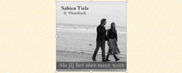 Sabien Tiels in duet met Niko Westelinck in het nummer 'Als jij het niet meer weet'