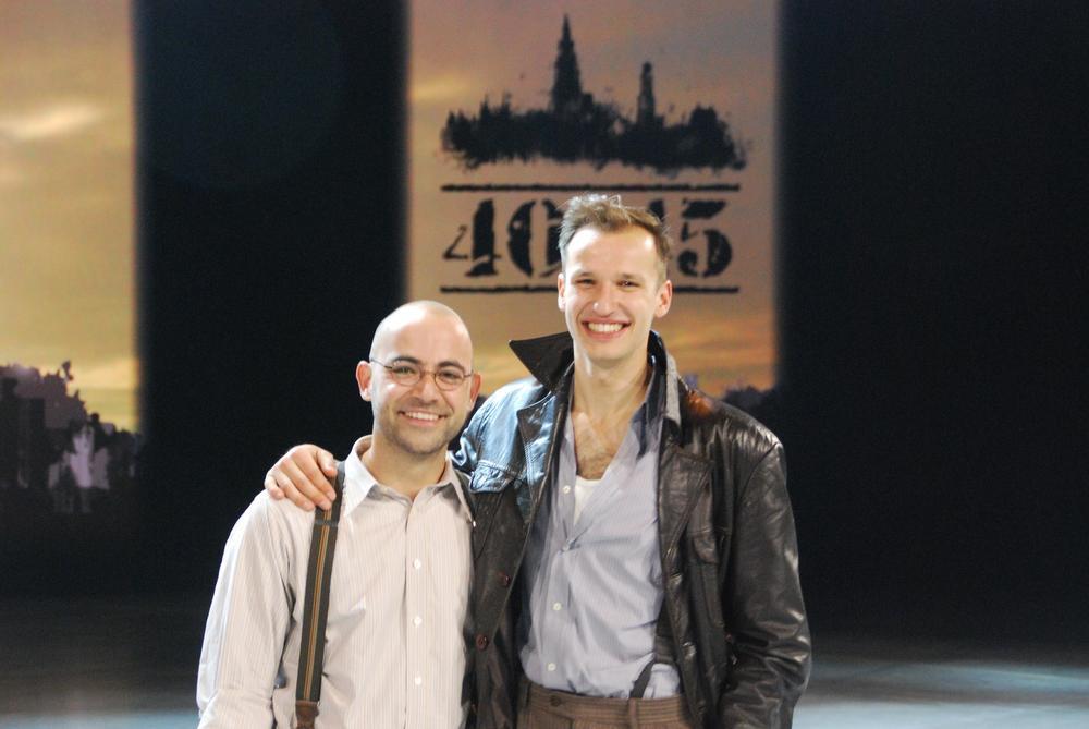 Michiel De Meyer en Jo Hens, twee nieuwkomers op het podium van de spektakel-musical 40-45