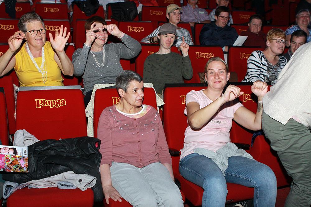 De groep Lichtervelde van De Vleugels uit Klerken amuseerde zich in het Plopsa Theater.