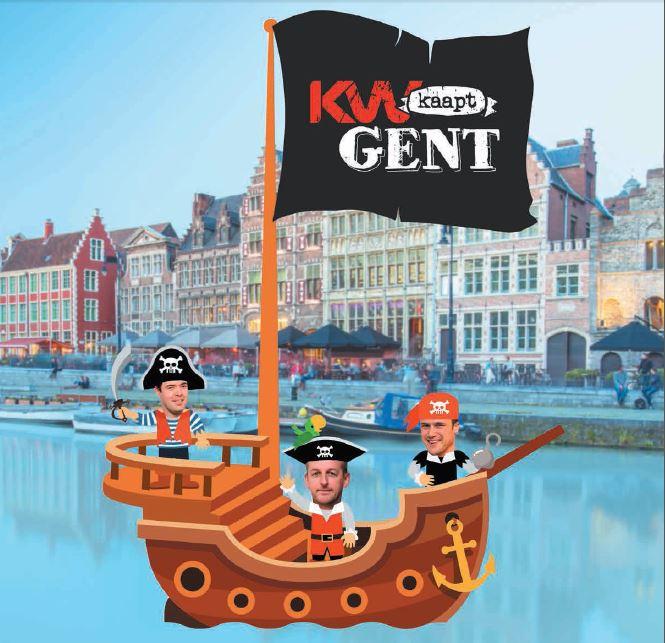 De webbies van Krant van West-Vlaanderen Frederik Jaques, Lieven Mathys en Frederic Vansteenkiste slaan een week lang hun tenten op in café Jos.