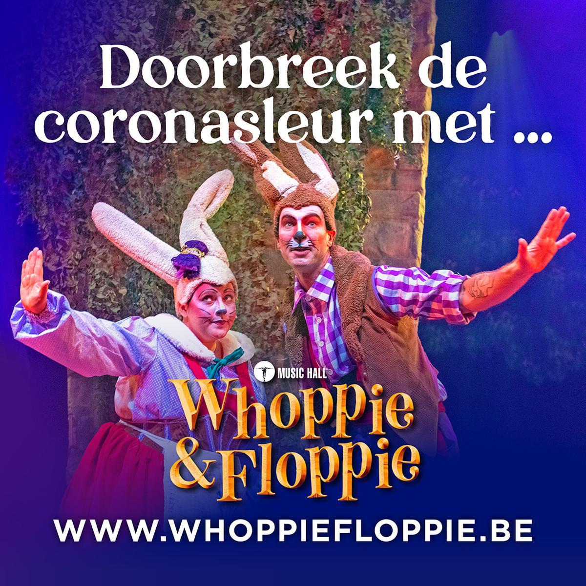 West-Vlaamse sprookjesboskonijnen Whoppie en Floppie lanceren eigen kleurplaten én website