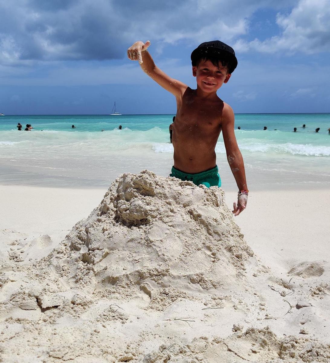 Dé vakantiefoto van Mats.