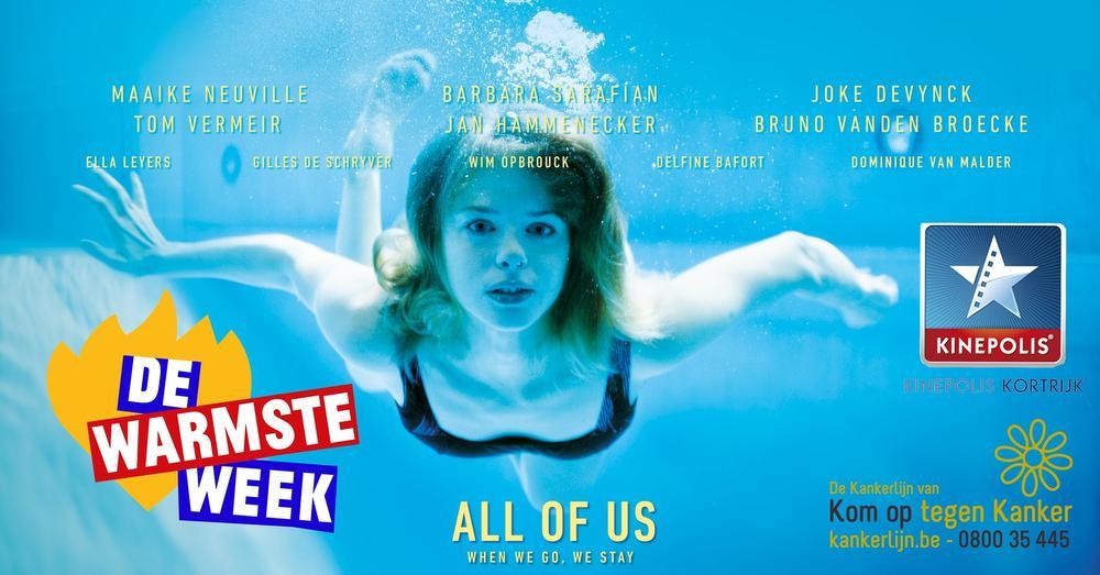 De warmste filmpremière van 'All of Us' op maandag 16 december in Kinepolis Kortrijk