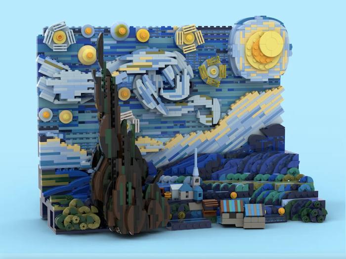 Tableau De Van Gogh Lego LEGO va sortir un kit pour reproduire une oeuvre de Vincent Van Gogh