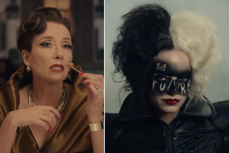 Emma Thompson is Cruella's bitchy bazin in nieuwe sneak peek van Disneyfilm