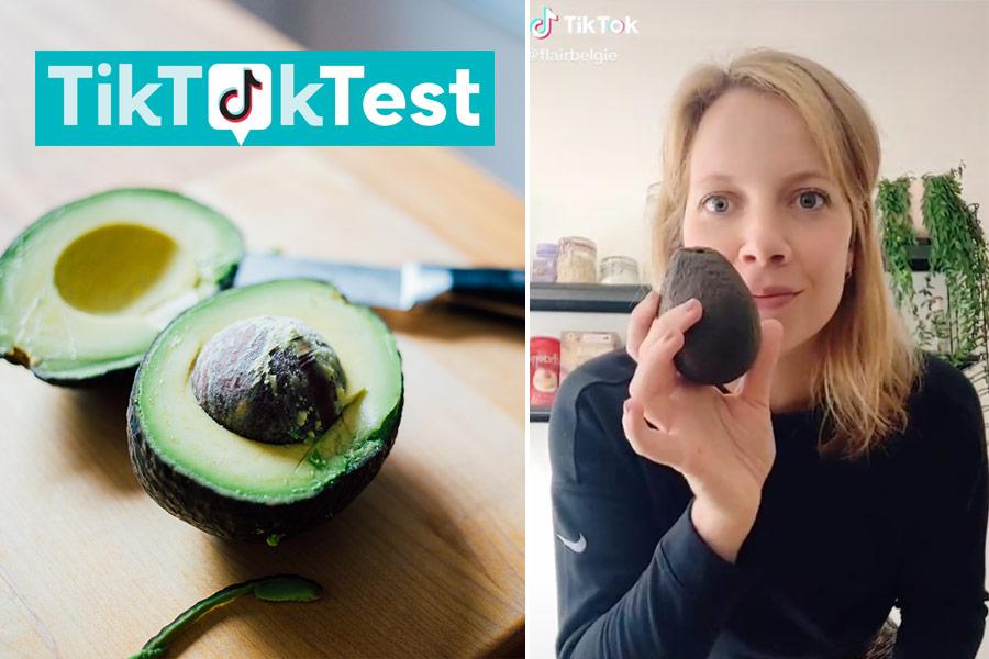 Avocado ontpitten TikTok toont de allersimpelste manier
