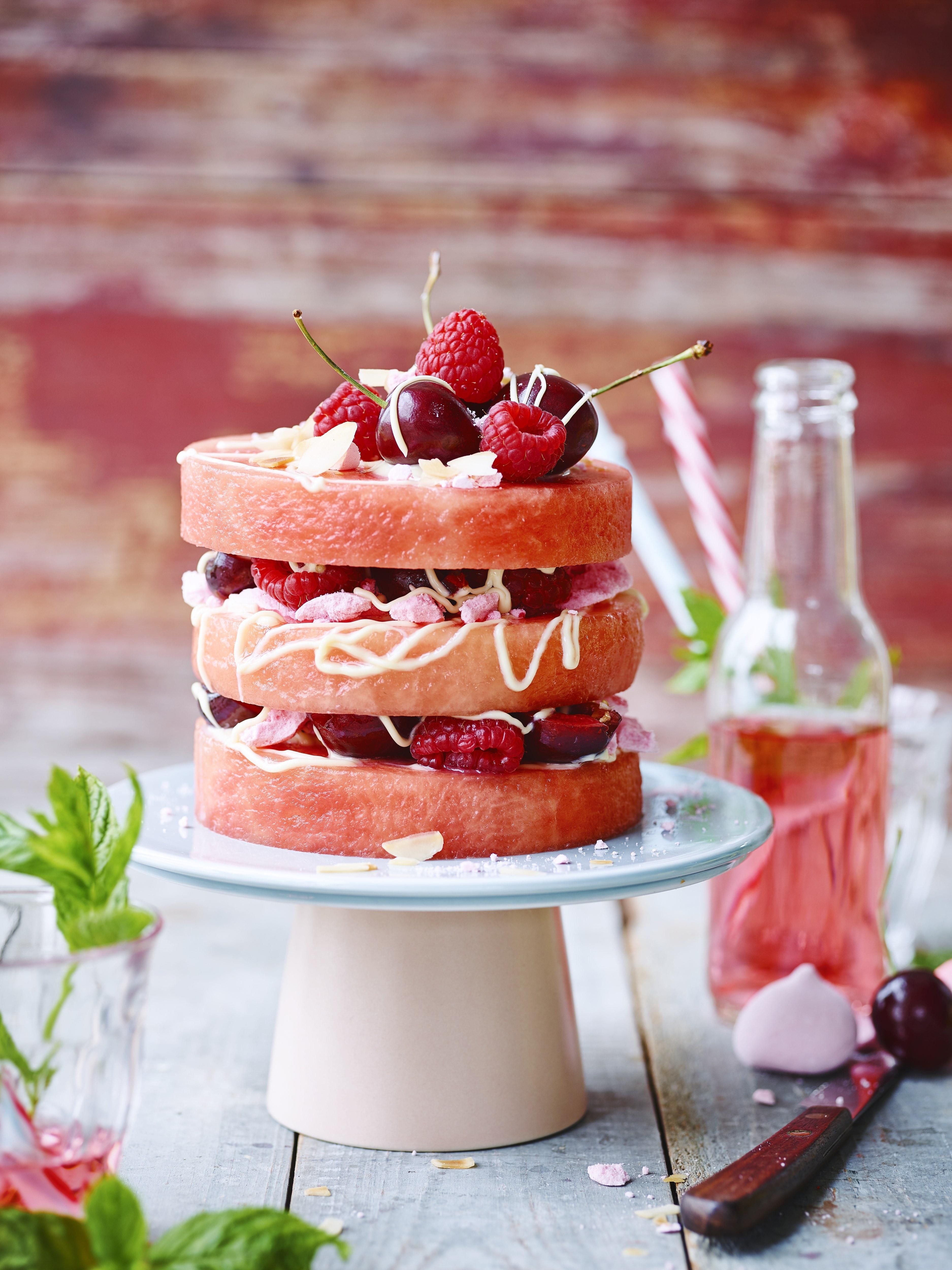 Gateau Pasteque La Tendance Rafraichissante De L Ete Cuisine Et Recettes Recette Femmes D Aujourd Hui Delices