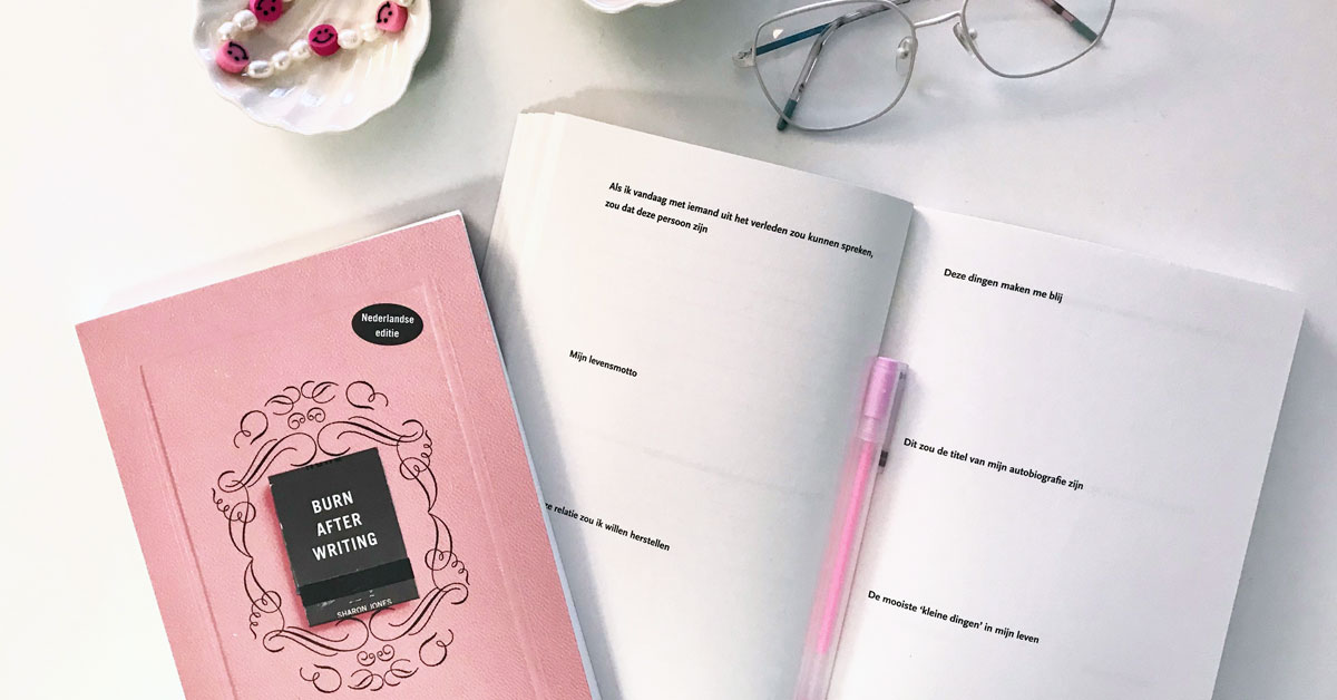 'Burn After Writing' - #FLAIRBOOKCLUB: je bent eerlijk met jezelf