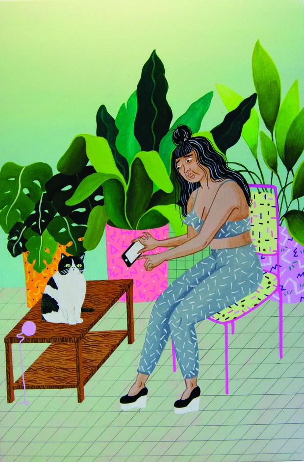 Instagramkunstenares Joëlle Dubois: 'Een foto van een vrouw die borstvoeding geeft kan al niet meer: absurd'