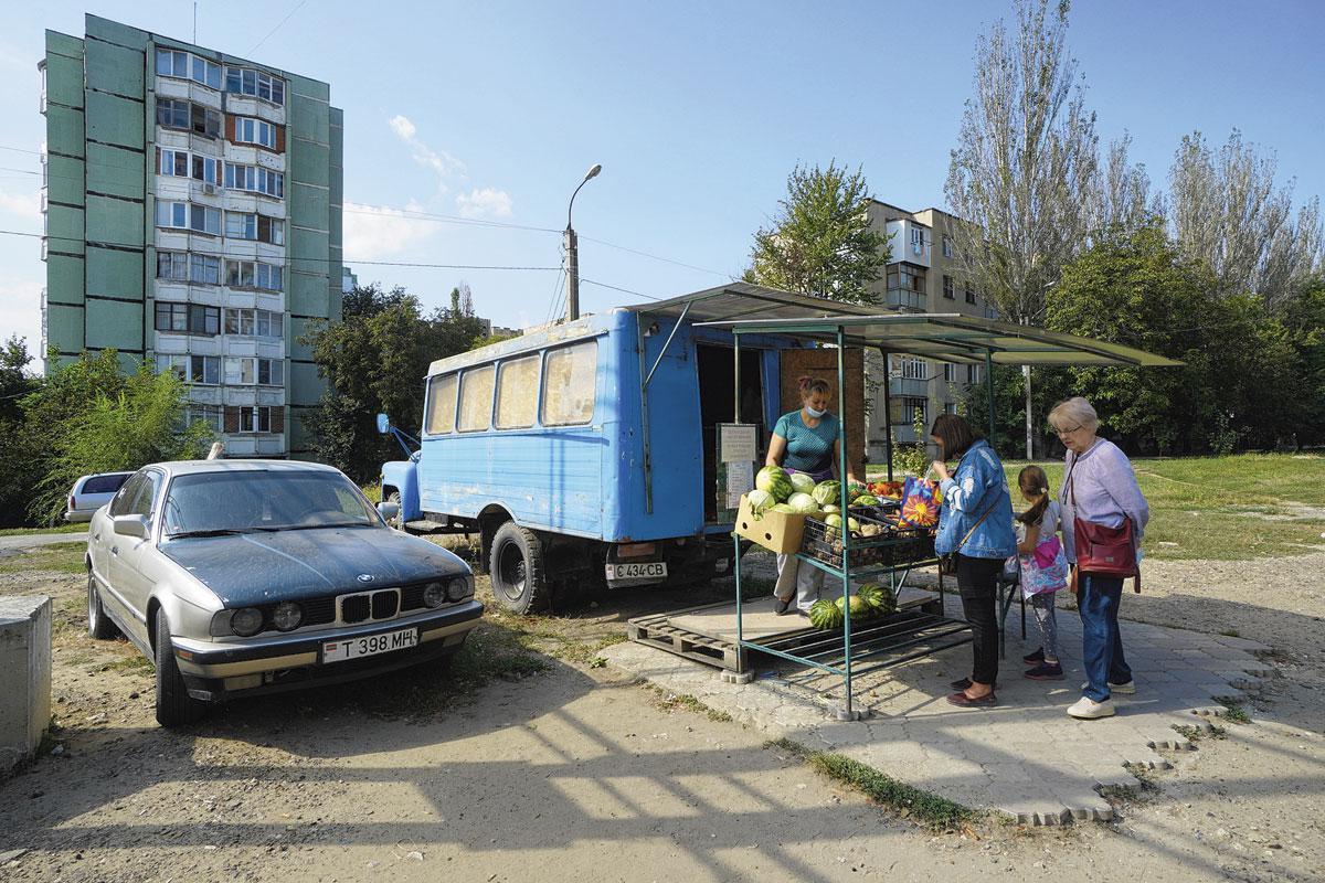 Pour nombre d'habitants de Transnistrie, il est difficile de payer un loyer ou des frais médicaux.
