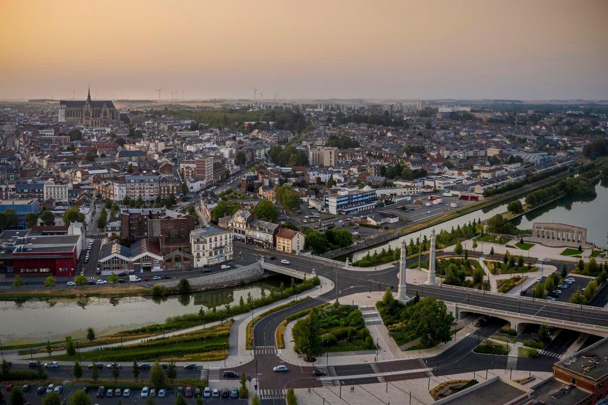 Le long du canal de Saint-Quentin