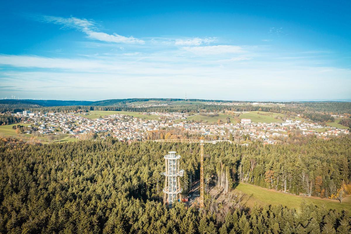 La nouvelle tour d'observation Himmelsglück.
