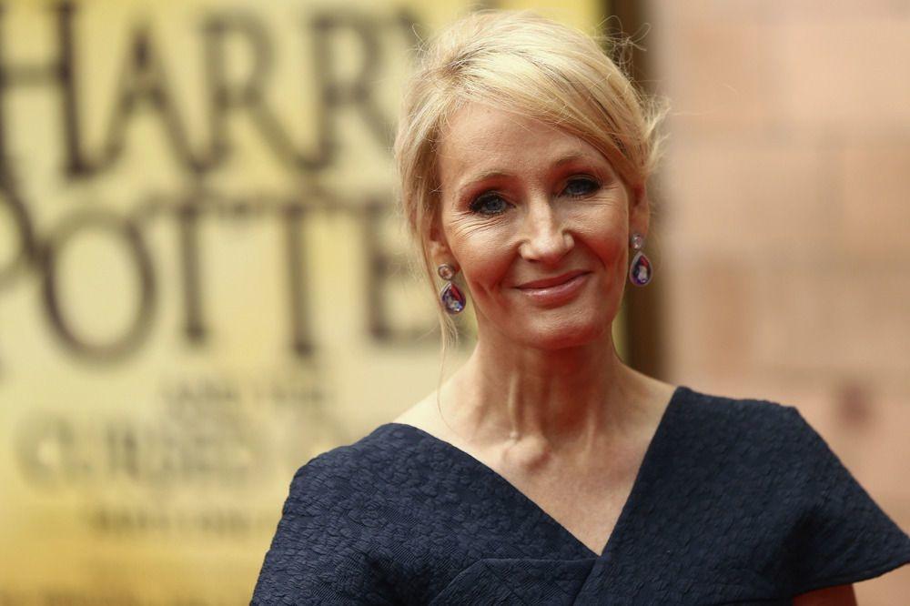 J.K. Rowling à la première de la pièce Harry Potter and the Cursed Child.