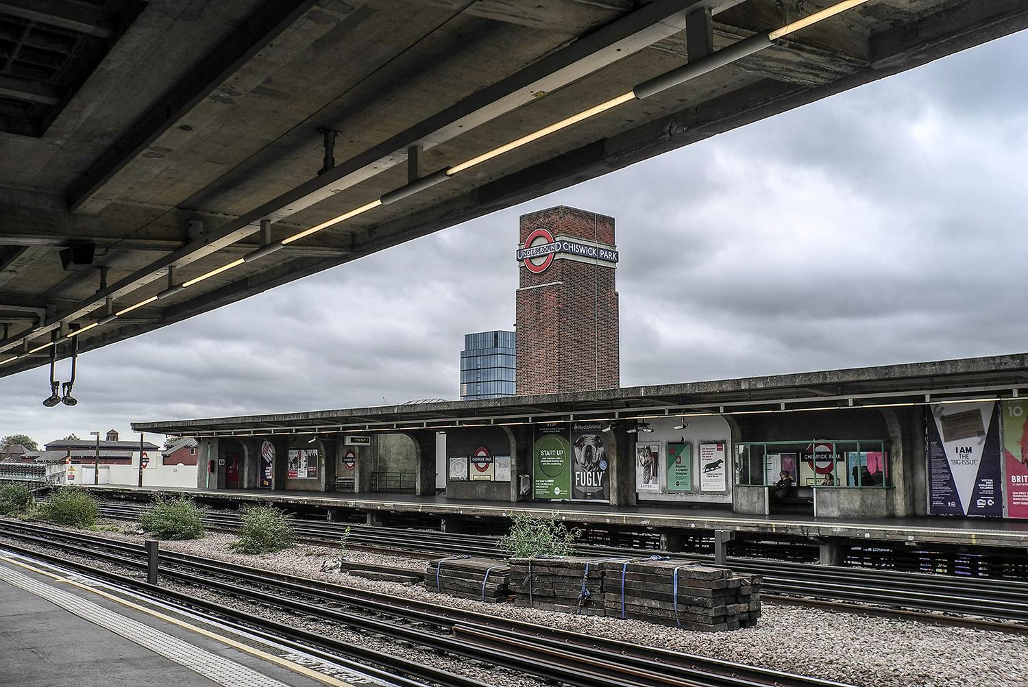 La station de métro de Chiswick Park à deux pas de chez Pete Townshend.
