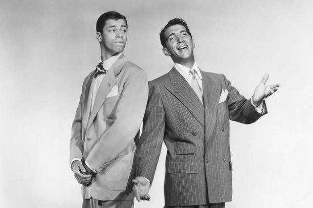 Jerry Lewis et Dean Martin, circa 1955.