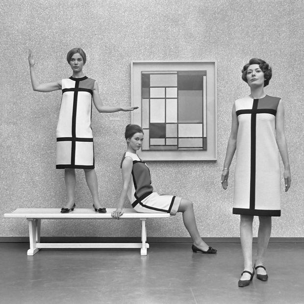 La robe Mondrian de Saint Laurent, histoire d'un vêtement devenu mythique