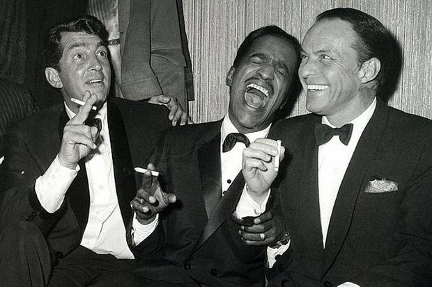 Dean Martin, Sammy Davis Jr et Frank Sinatra