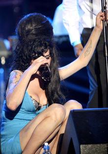 Amy Winehouse au festival de Jazz à Sainte Lucie en 2011