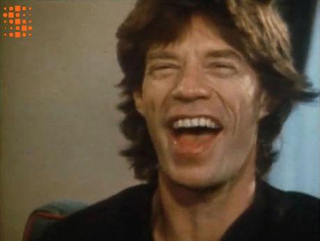 Mick Jagger dans l'émission Graffiti