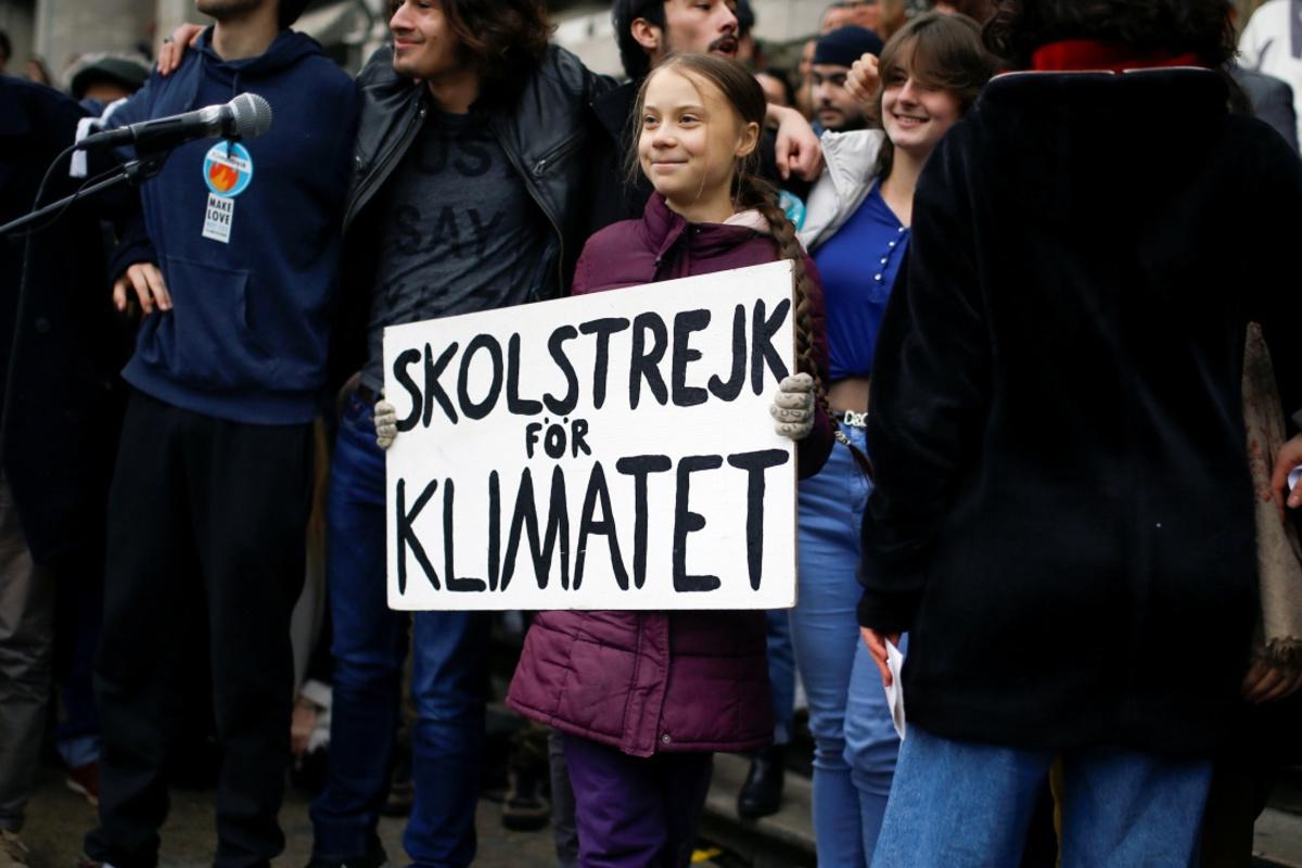 Klimaatactiviste Greta Thunberg. 