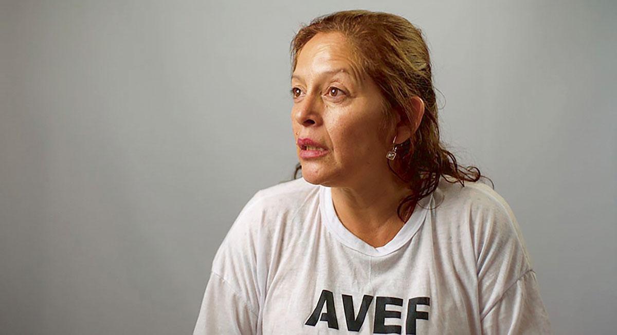 Maria Elena Carbajal: 'Samenkomen geeft ons kracht. We wachten al 25 jaar, en we zijn niet van plan nog eens 25 jaar te wachten.'