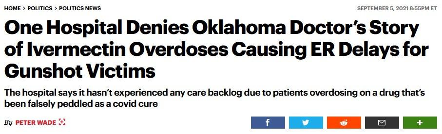 Factcheck: nee, ziekenhuizen in Oklahoma hebben niet 'handen vol' met ivermectine