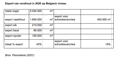 Factcheck: nee, niet 80% van de in Vlaanderen gekapte bomen wordt naar China verscheept