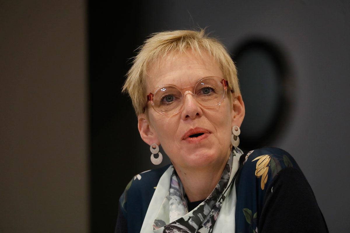 Minister van Pensioenen Karin Lalieux (PS)