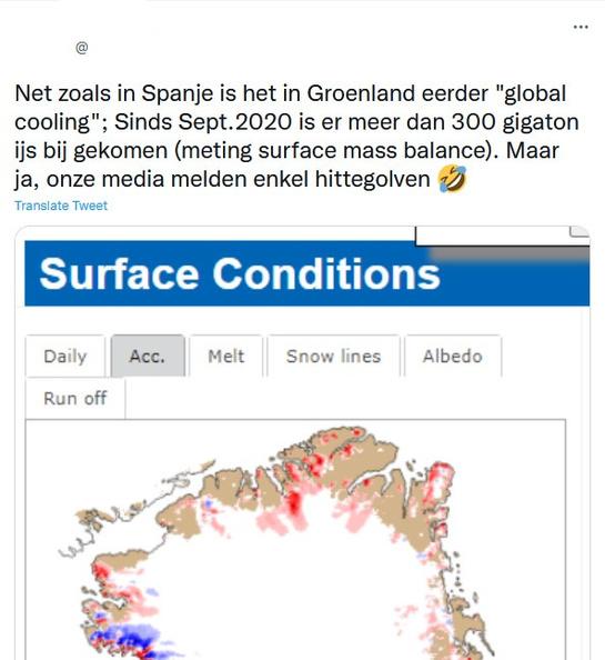 Factcheck: nee, deze grafieken tonen geen 'global cooling' op Groenland