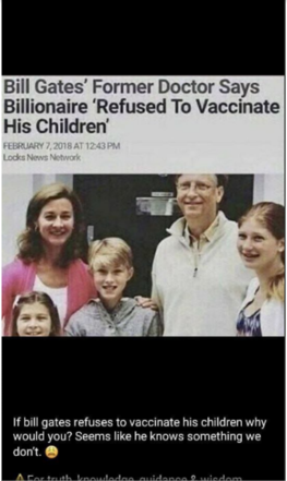Factcheck: nee, Bill Gates weigerde niet zijn kinderen te laten vaccineren