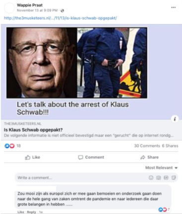 Factcheck: nee, WEF-voorzitter Klaus Schwab werd niet gearresteerd