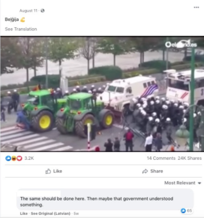 Factcheck: nee, dit filmpje toont niet enkel Belgisch landbouwprotest