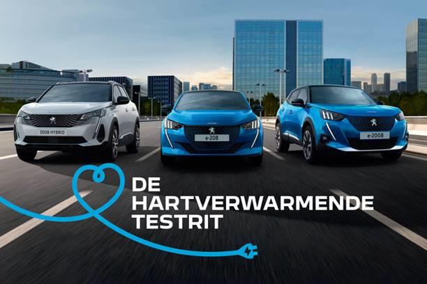 De decembercampagne van Peugeot.