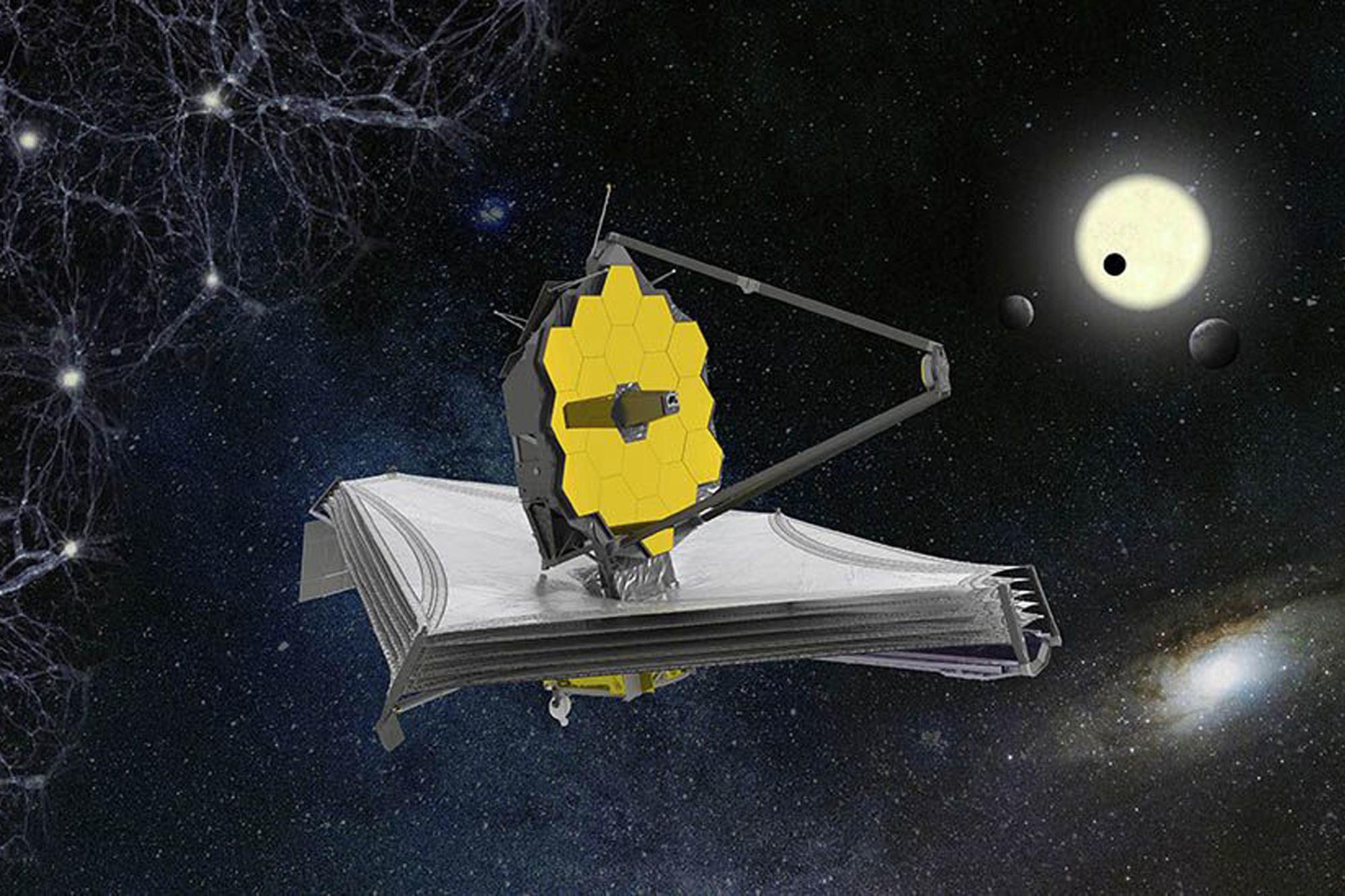 De James Webb ruimtetelescoop is genoemd naar de topman van de NASA tijdens de gloriedagen in de jaren 60, toen de bestemming nog de maan was. Verwacht wordt dat de telescoop minstens vijf jaar operationeel zal zijn, de ambitie is om dat tien jaar te blijven.