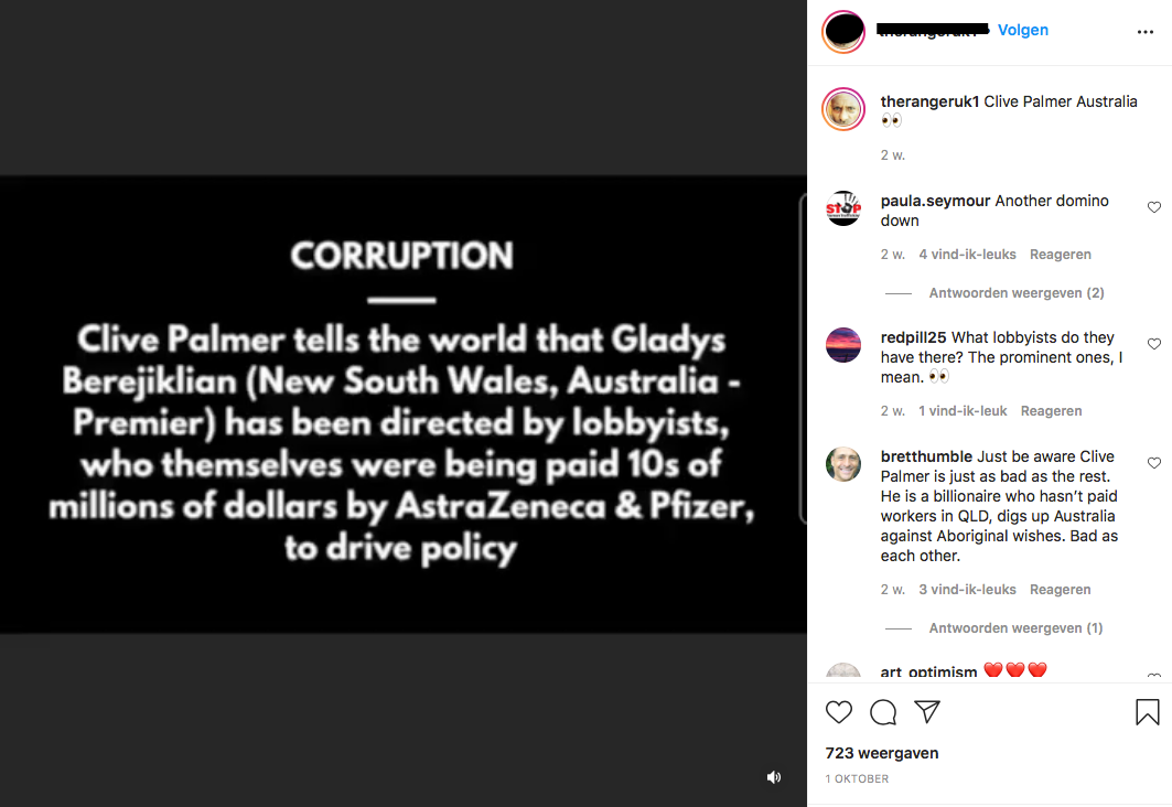 Factcheck: Australische zakenman-politicus beschuldigt deelstaatpremier van omkoping door farma-industrie zonder enig bewijs