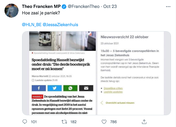 Factcheck: nee, Het Laatste Nieuws verspreidt geen 'fake news' over het Jessa Ziekenhuis