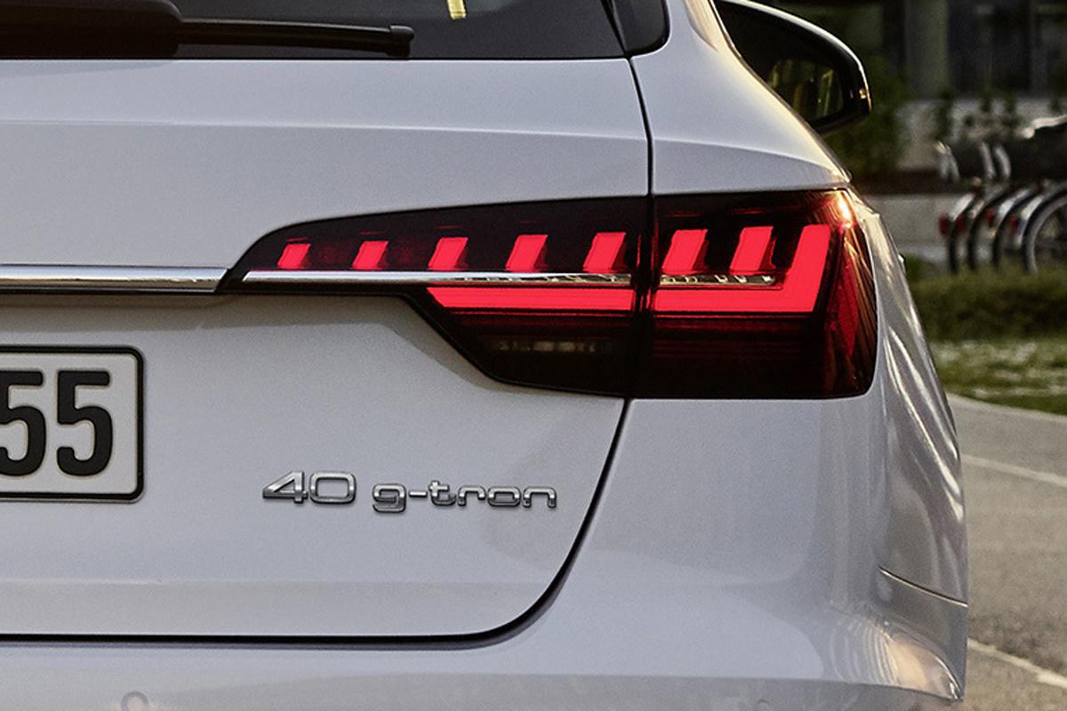 Audi g-tron rijdt op CNG