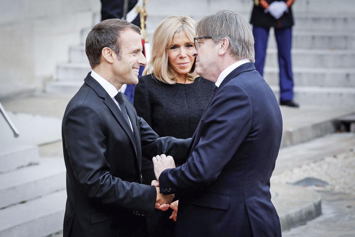 Met Macron Wie na de brexit een Europese topfunctie wil, moet in de gunst staan van Parijs en Berlijn.
