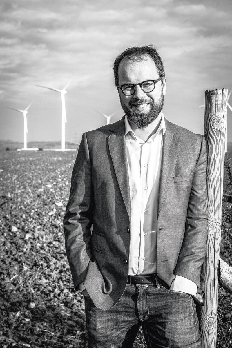 Benjamin Clarysse 'Ook gewone burgers zullen kunnen investeren in zonne- en windenergie.'