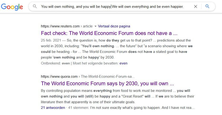 Factcheck: nee, het World Economic Forum wil het eigendomsrecht niet afschaffen