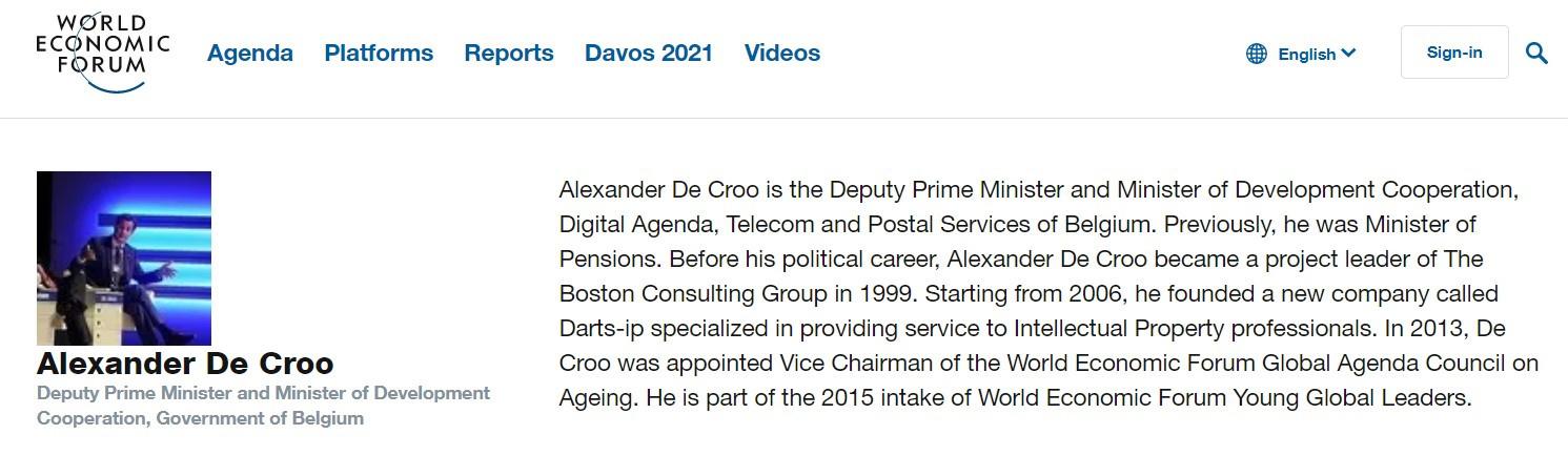Factcheck: nee, Alexander De Croo zit niet in raad van bestuur Gates Foundation