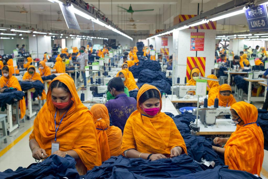 Een textielfabriek in Bangladesh