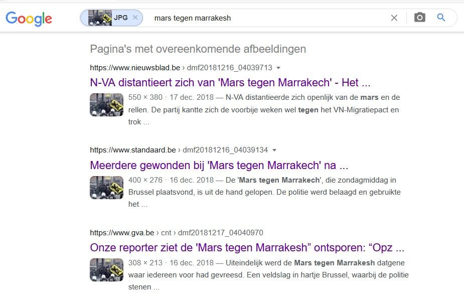 Factcheck: ja, VTM maakte betoger 'Mars tegen Marrakech' onherkenbaar in promobeeld