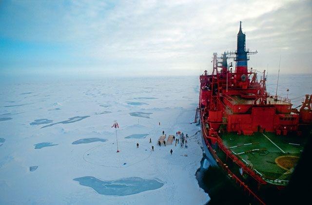 Een Russische nucleaire ijsbreker: 'En waarom zou men niet overwegen om grote schepen aan te drijven met kleine kernreactoren?'