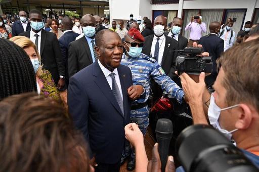 President Ouattara, intussen ettelijke keren herkozen.