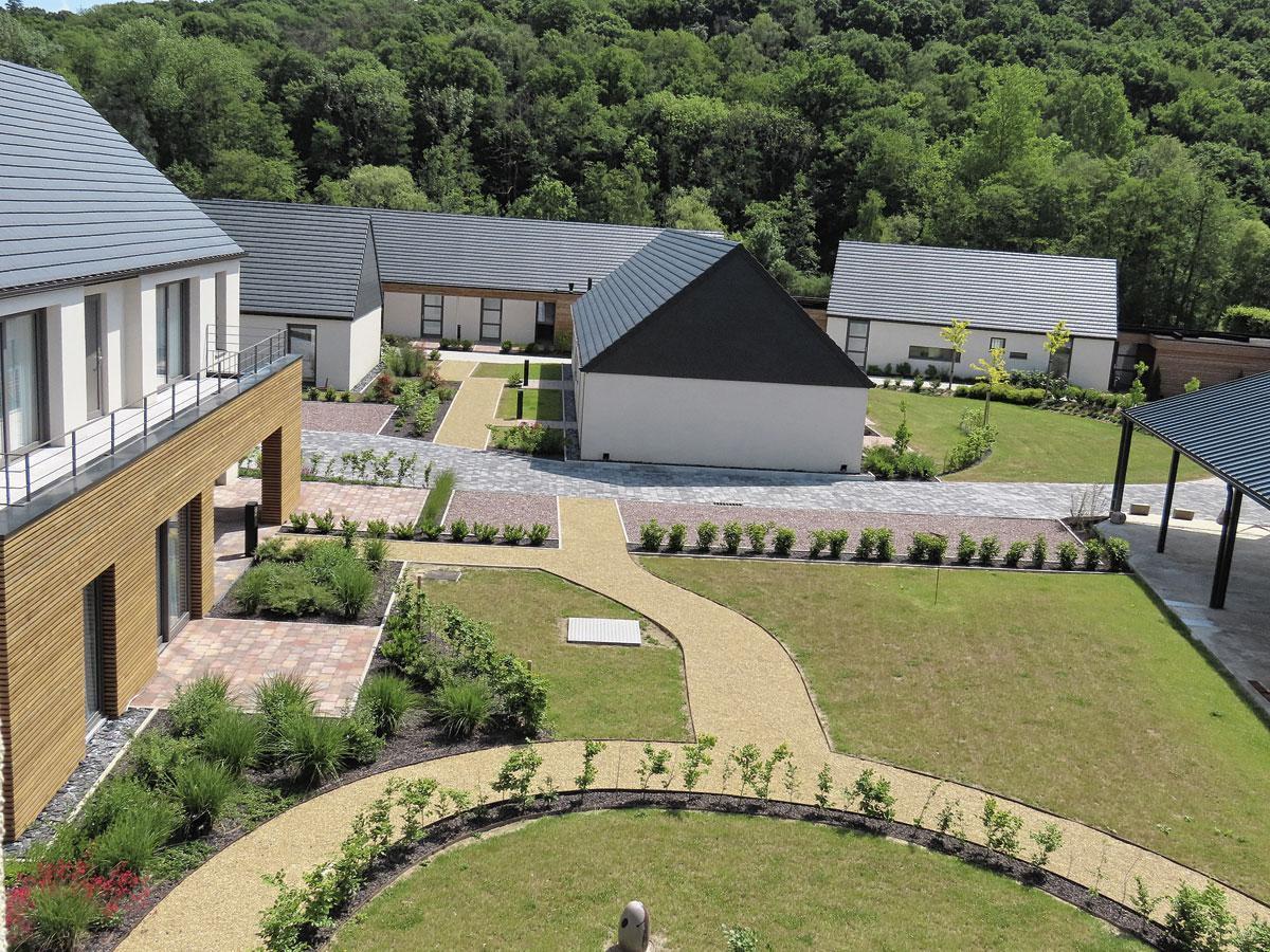 Een voorbeelden van residentieel wonen voor senioren in Wallonië.