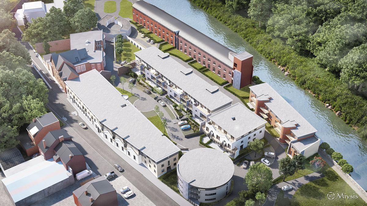 De residentie Baory in Tilff (provincie Luik): 45 appartementen voor bewoners ouder dan 61 jaar. Rechts Le Closi in Ham-sur-heure-Nalinnes (Henegouwen): een dorp van 38 woningen voor mensen ouder dan 60 jaar.