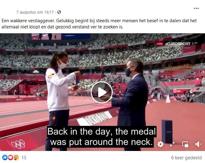 Factcheck: ja, commentatoren zeiden dat 'aids uitgestorven is' tijdens olympische podiumceremonie