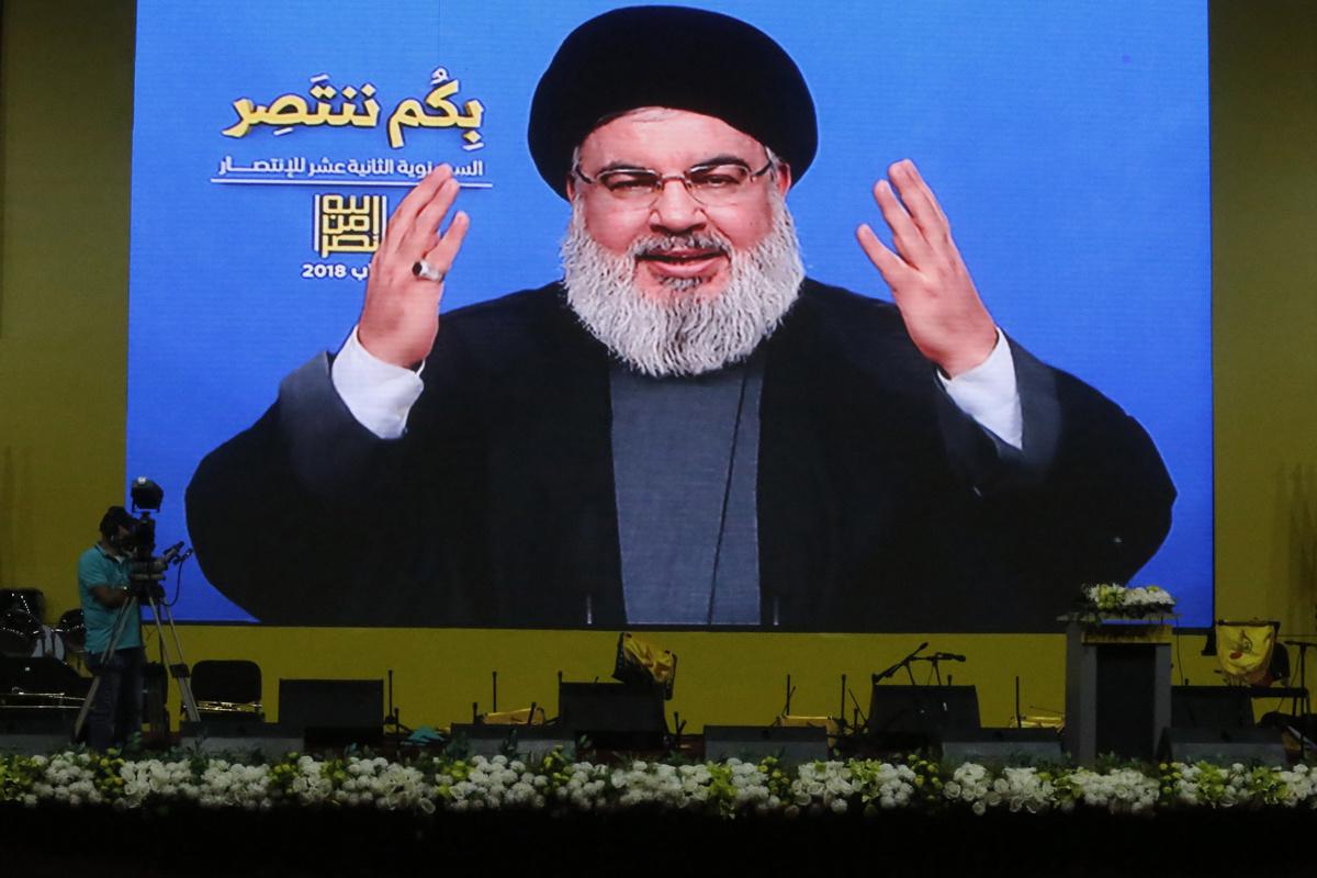 Hassan Nasrallah, de leider van Hezbollah